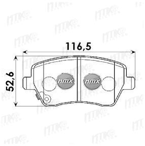 Pastilla Freno Del Renault Duster 4X2 / Nissan Micra 1.4 ( 07-08)