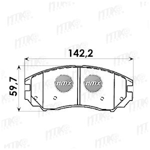 Pastilla Freno Del Hyundai Tiburon 04-06 - Enduran